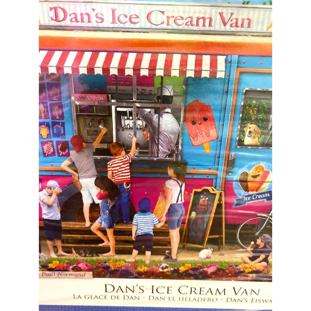 Eurographics Dans Ice Cream Van 1000‎ Piece Jigsaw Puzzle Nostalgia Childhood
